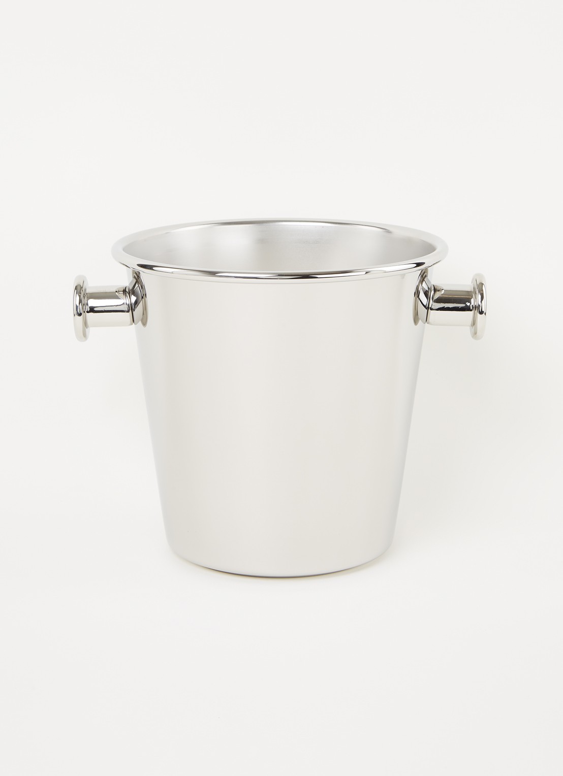 Alessi 5052 wijnkoeler van roestvrij staal 25 cm - voorkant 2 zilver
