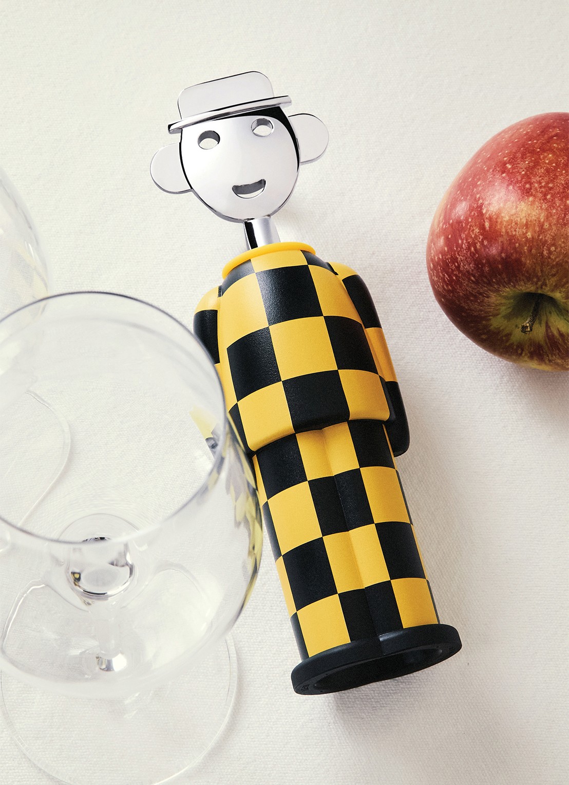 Alessi Alessandro M kurkentrekker - voorkant 3 zwart