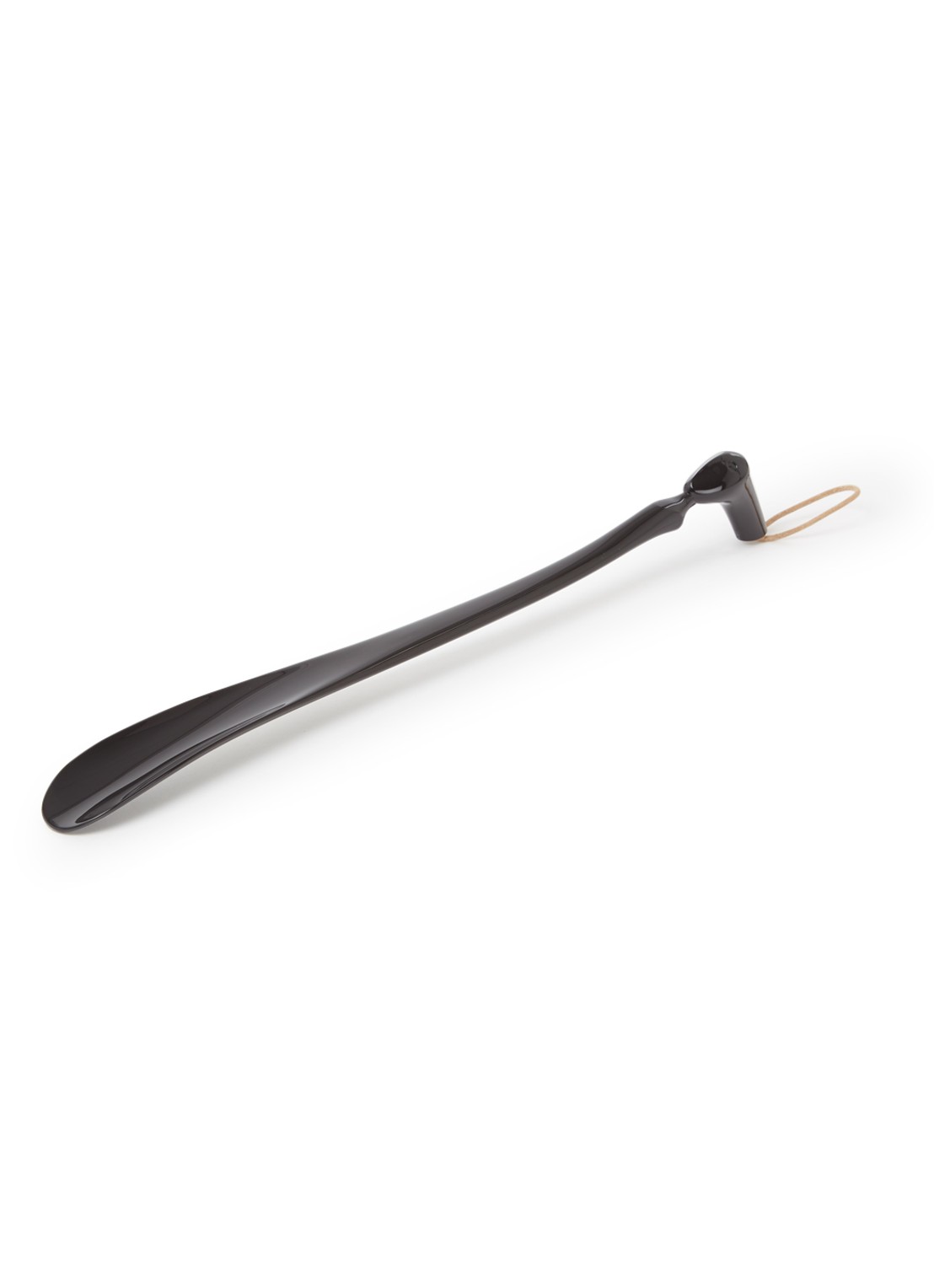 Alessi Alessi Germano schoenlepel met haak 42 cm  - voorkant zwart