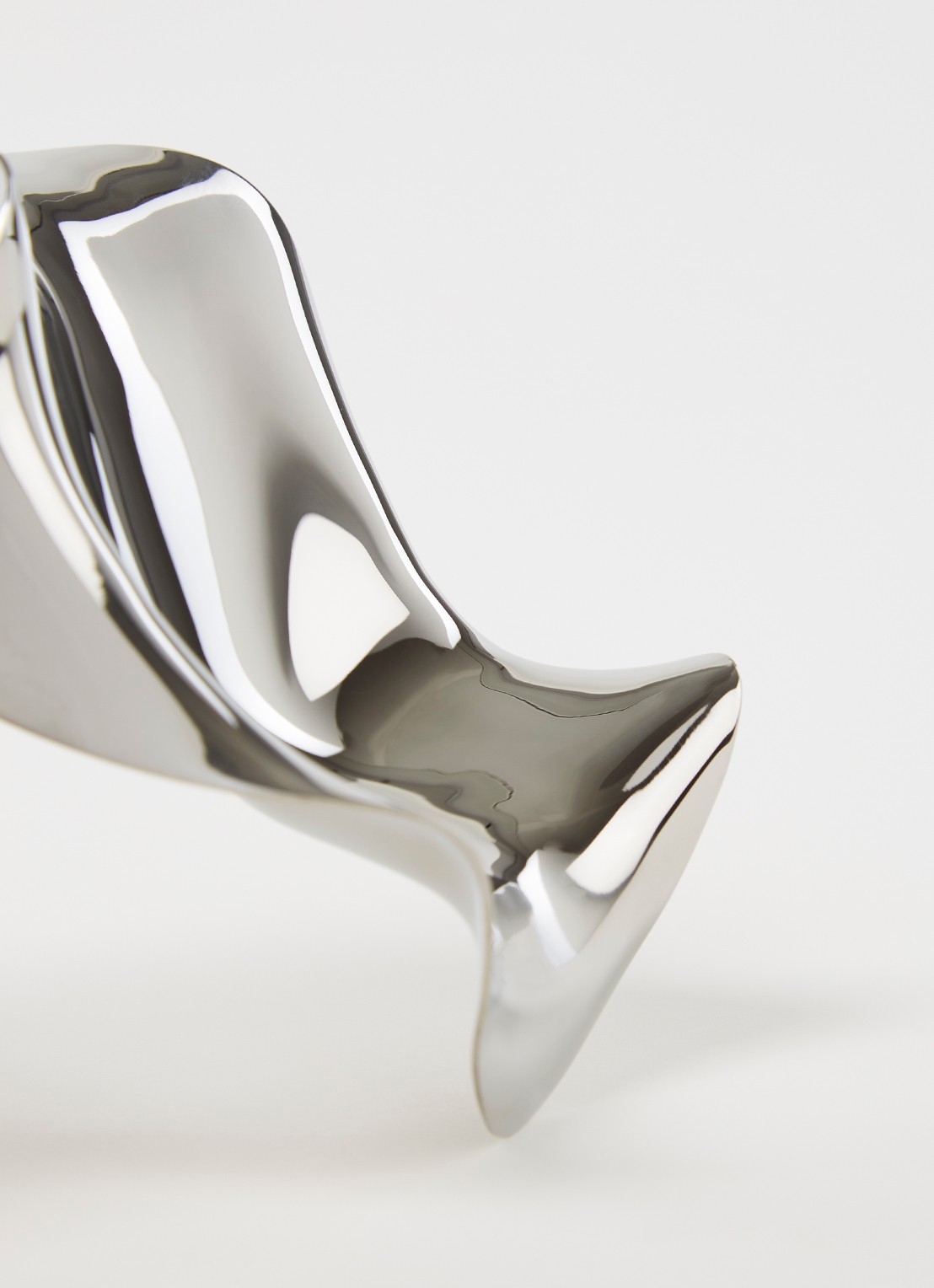 Alessi Blip lepelhouder - detail zilver