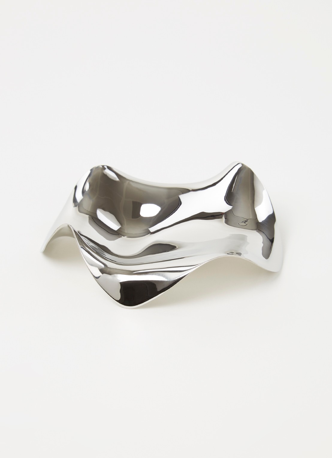 Alessi Blip lepelhouder - voorkant 3 zilver