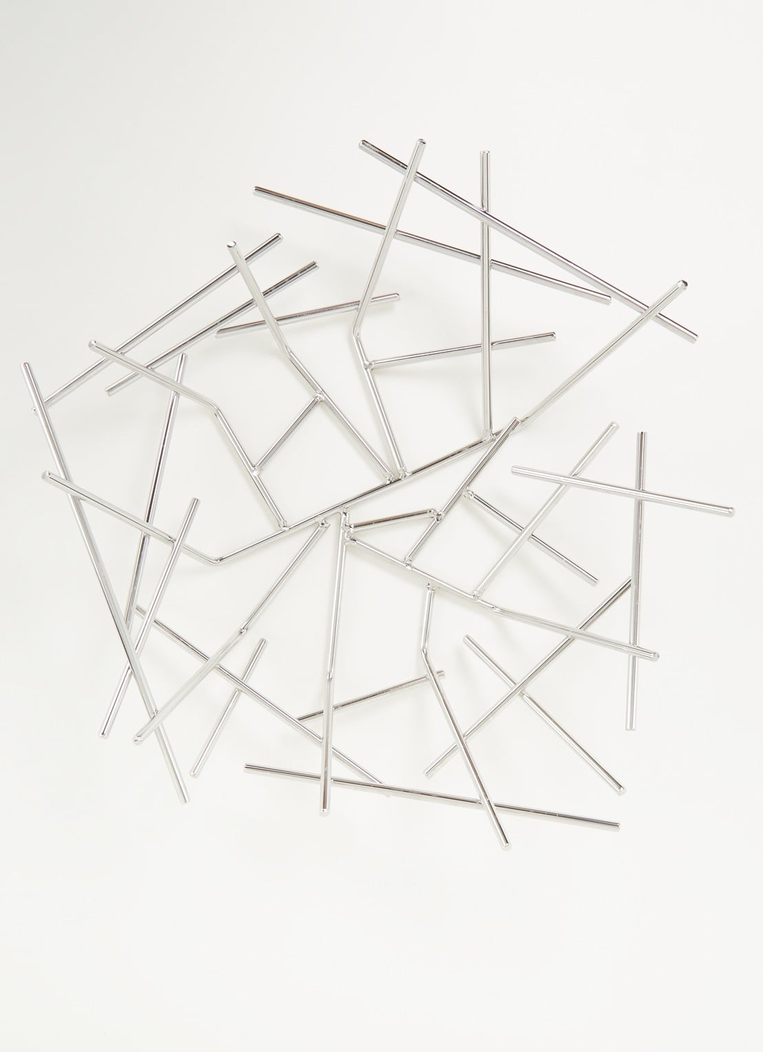 Alessi Blow Up fruitschaal 33 x 32 cm - detail zilver