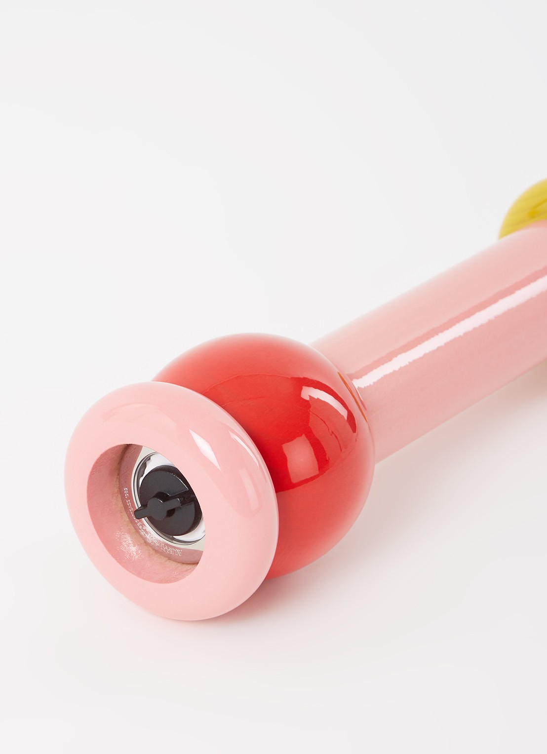 Alessi Castor zout-, peper- en kruidenmolen 23 cm - detail roze