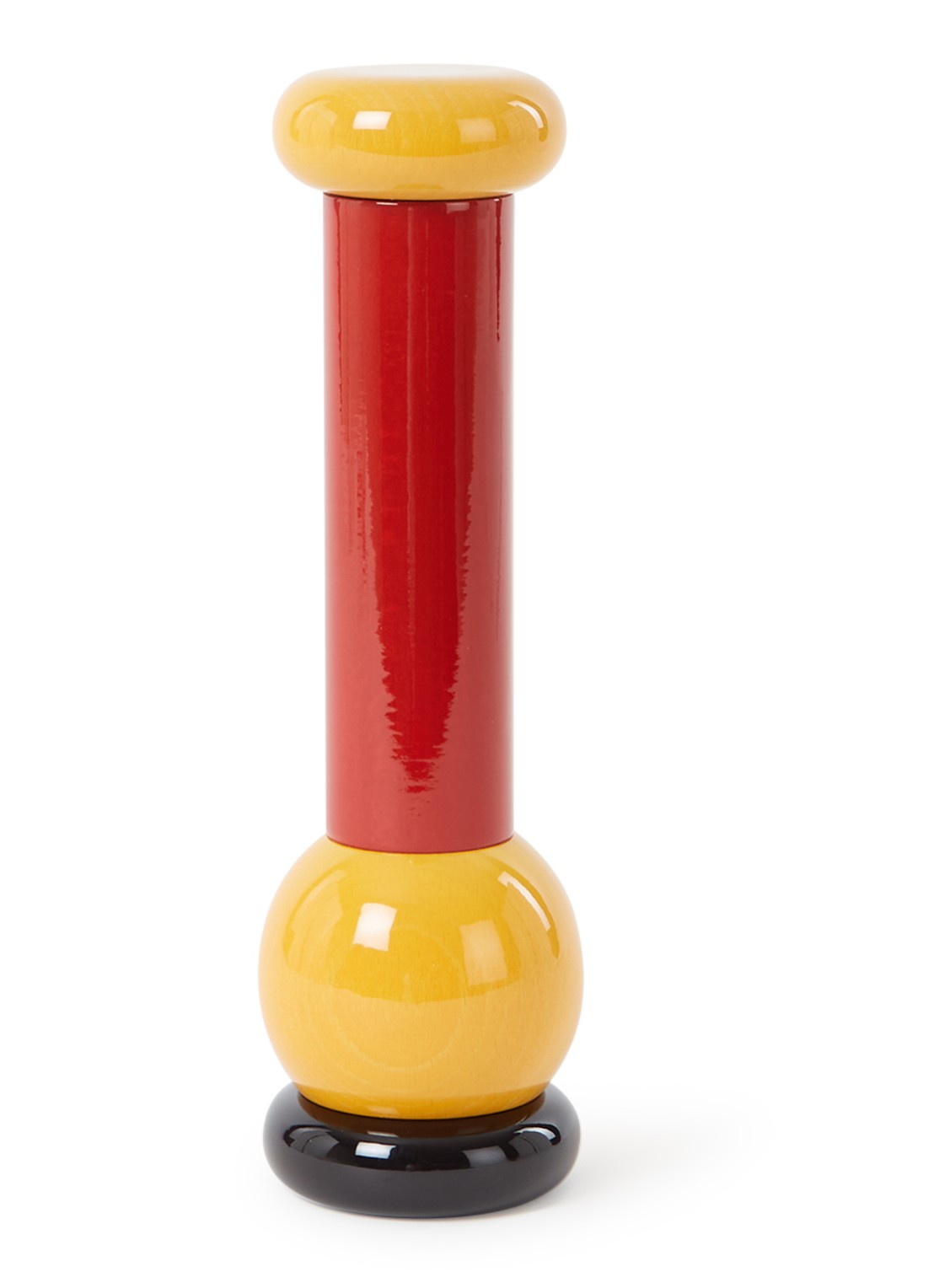 Alessi Castor zout-, peper- en kruidenmolen 23 cm - voorkant steenrood