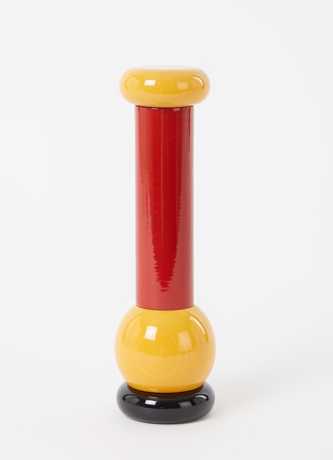 Alessi Castor zout-, peper- en kruidenmolen 23 cm - voorkant 2 steenrood