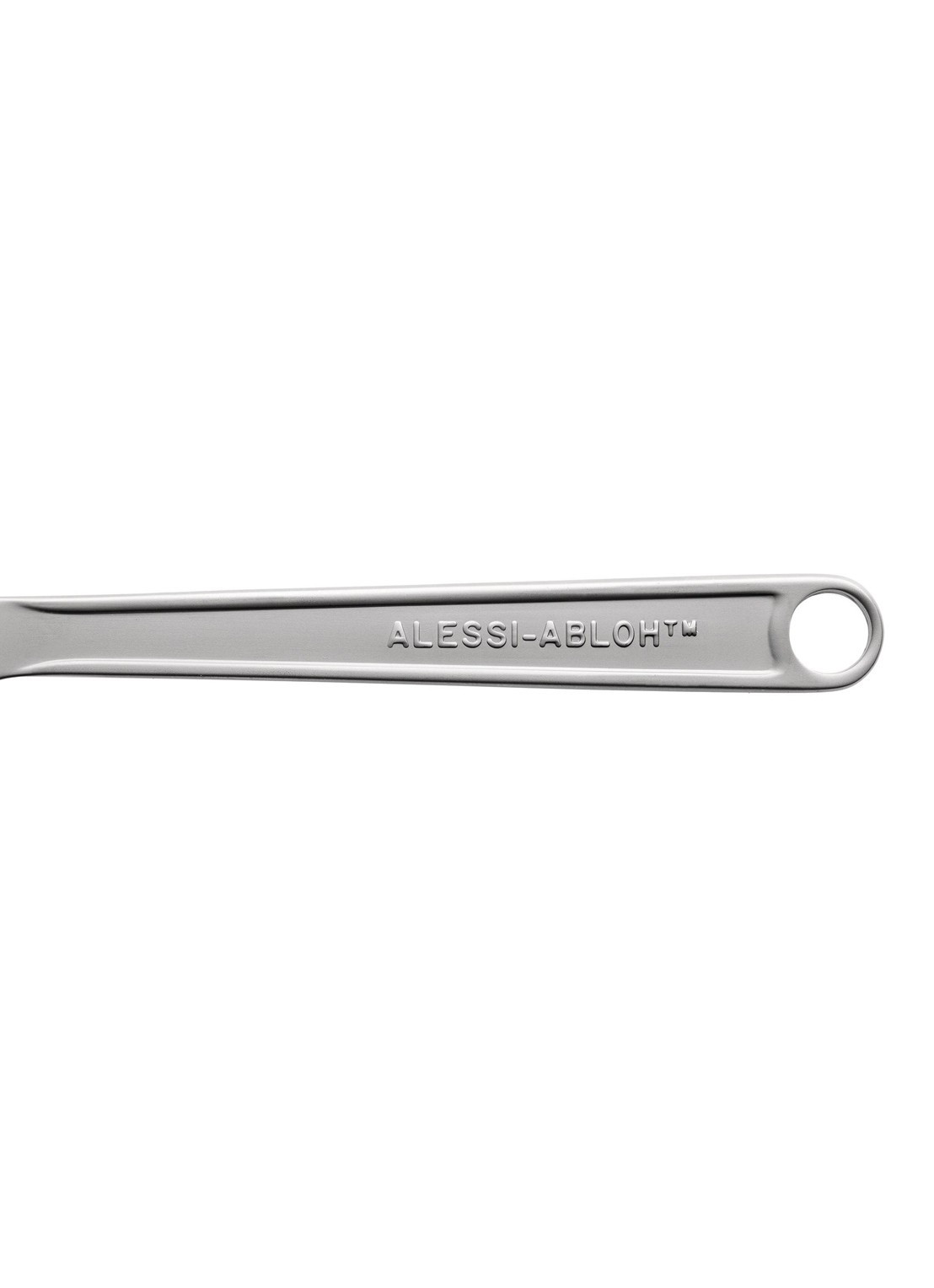 Alessi Conversational Objects by Virgil Abloh bestekset 4-delig - voorkant 5 zilver