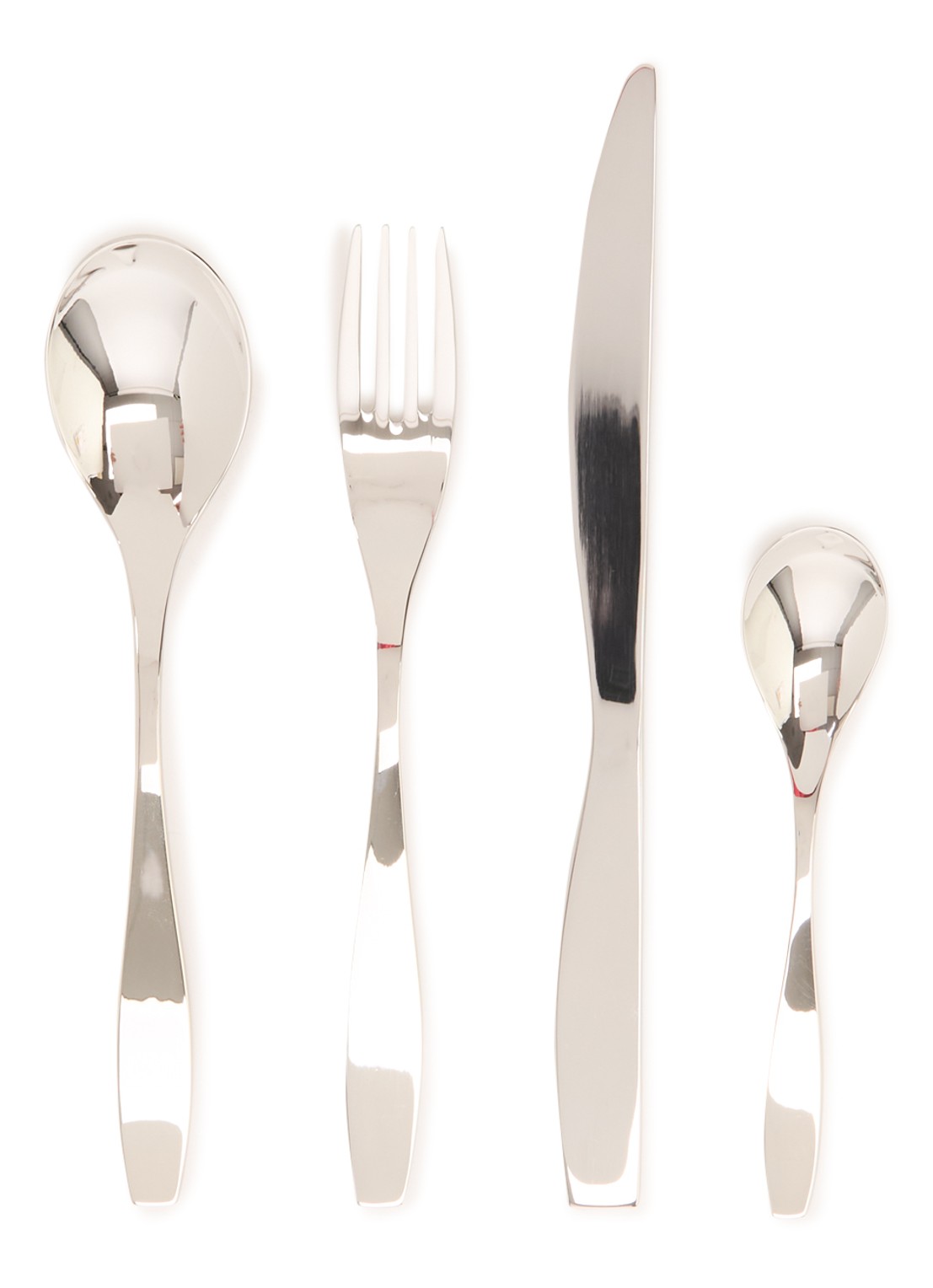 Alessi Duna bestekset 24-delig - voorkant zilver