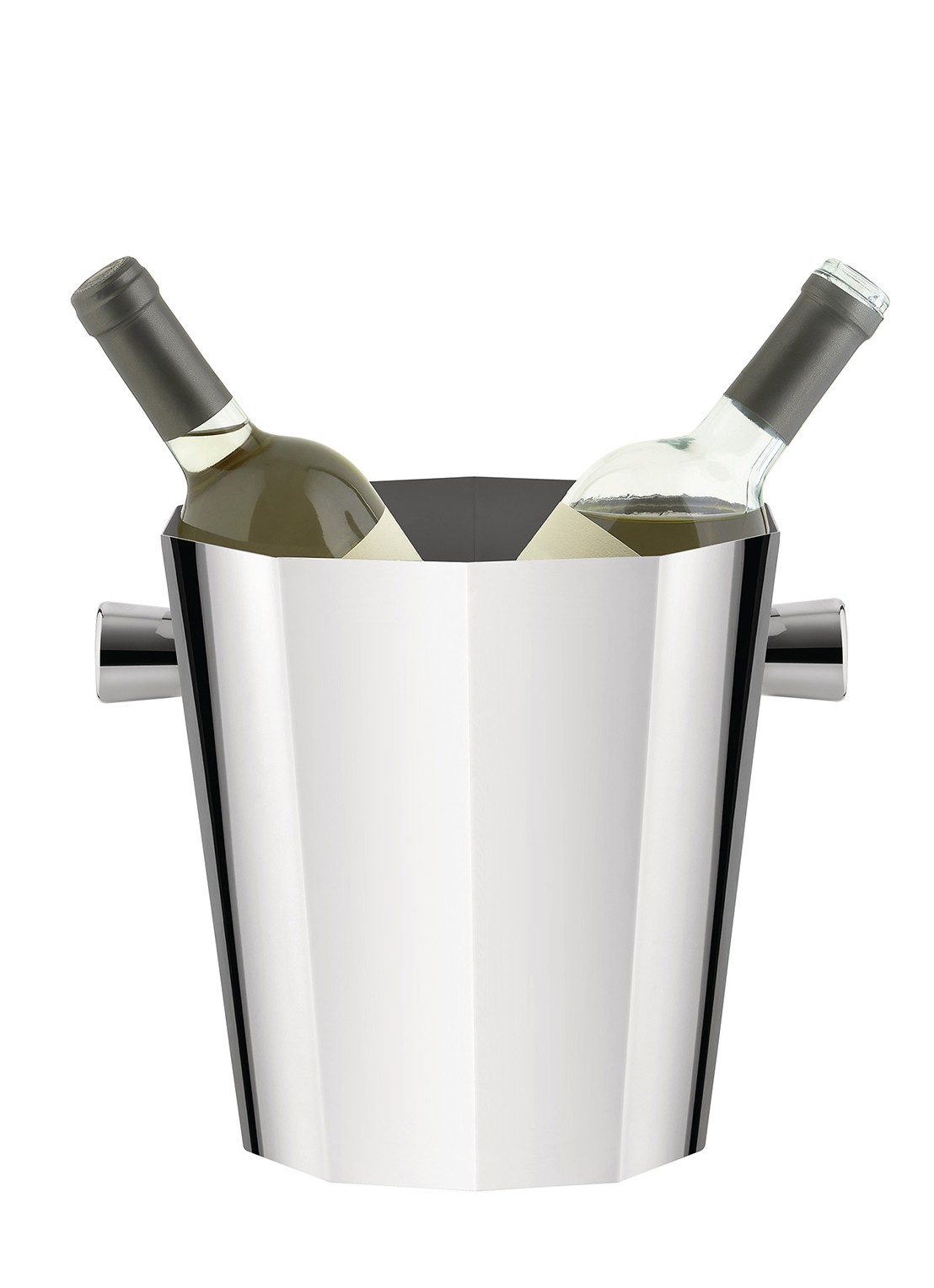 Alessi Eugenia wijnkoeler 26 cm - achterkant zilver