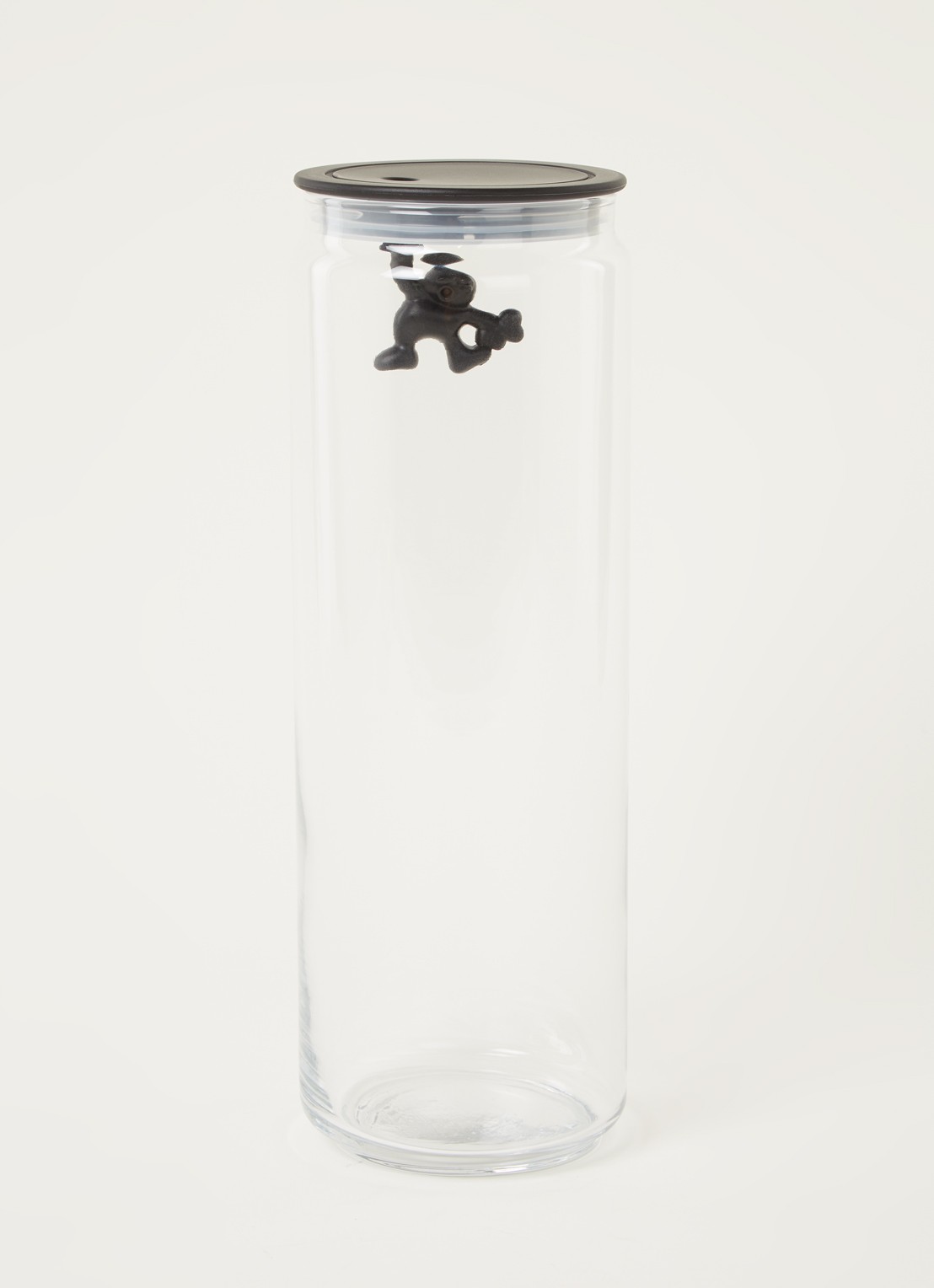 Alessi Gianni voorraadpot 2 liter - voorkant 3 zwart
