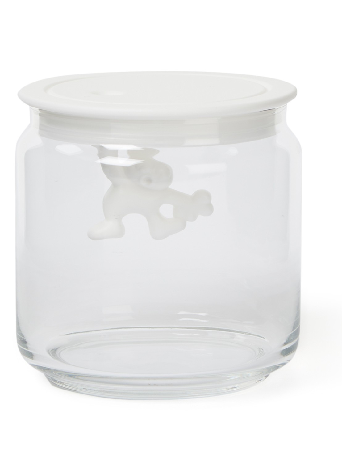 Alessi Gianni voorraadpot - voorkant 2 wit