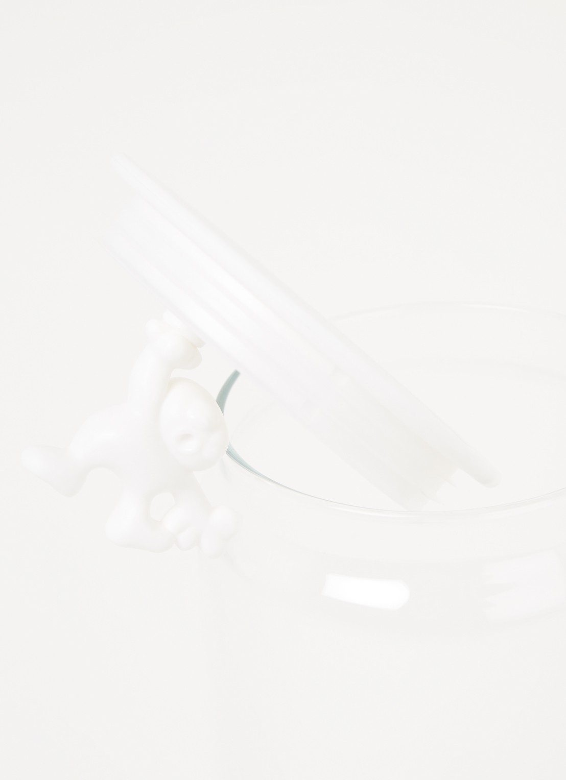 Alessi Gianni voorraadpot  - detail wit