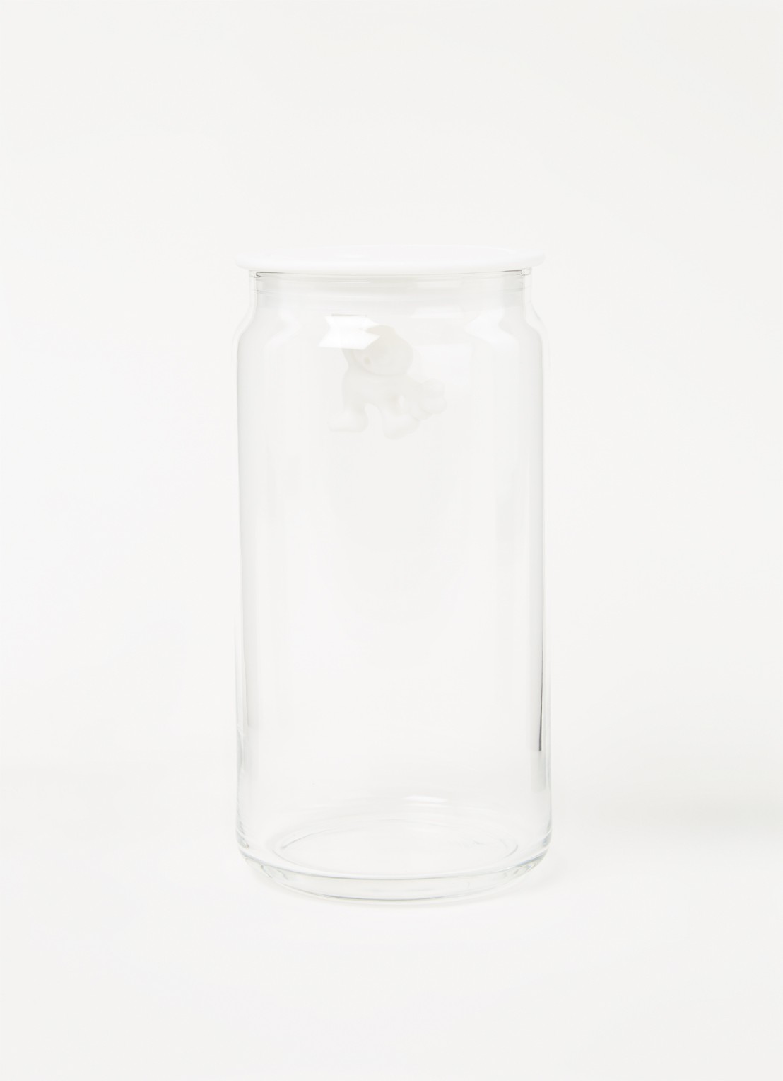 Alessi Gianni voorraadpot  - voorkant 3 wit
