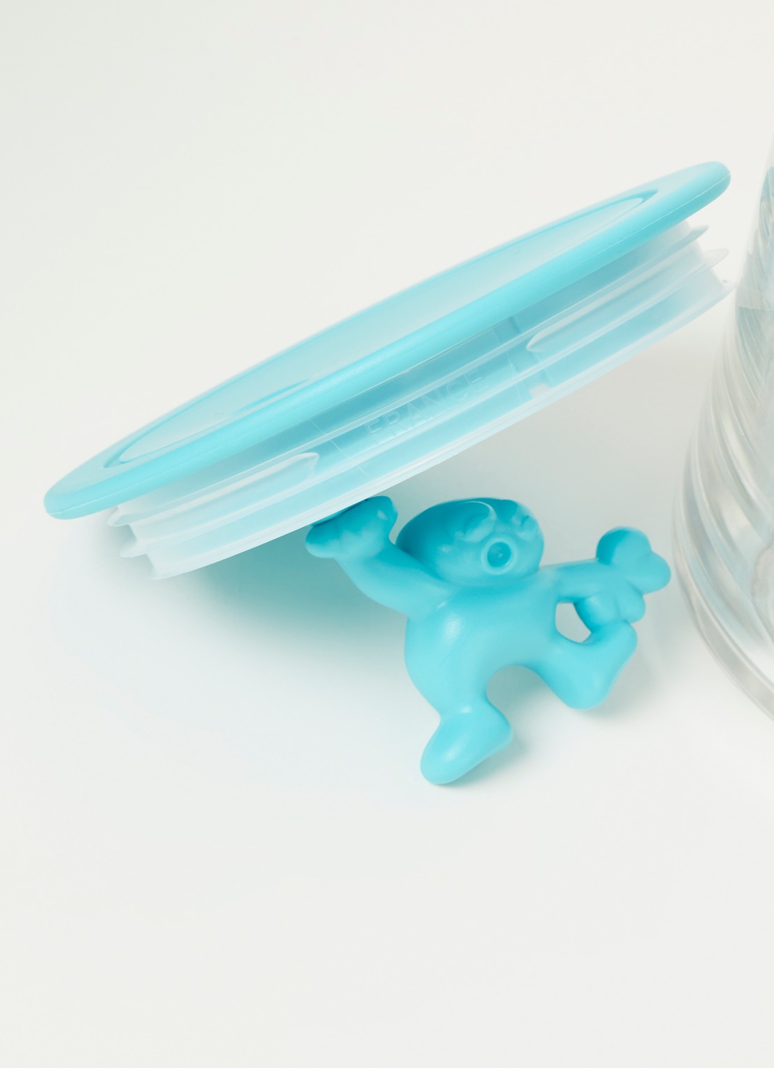 Alessi Gianni voorraadpot - detail 3 turquoise