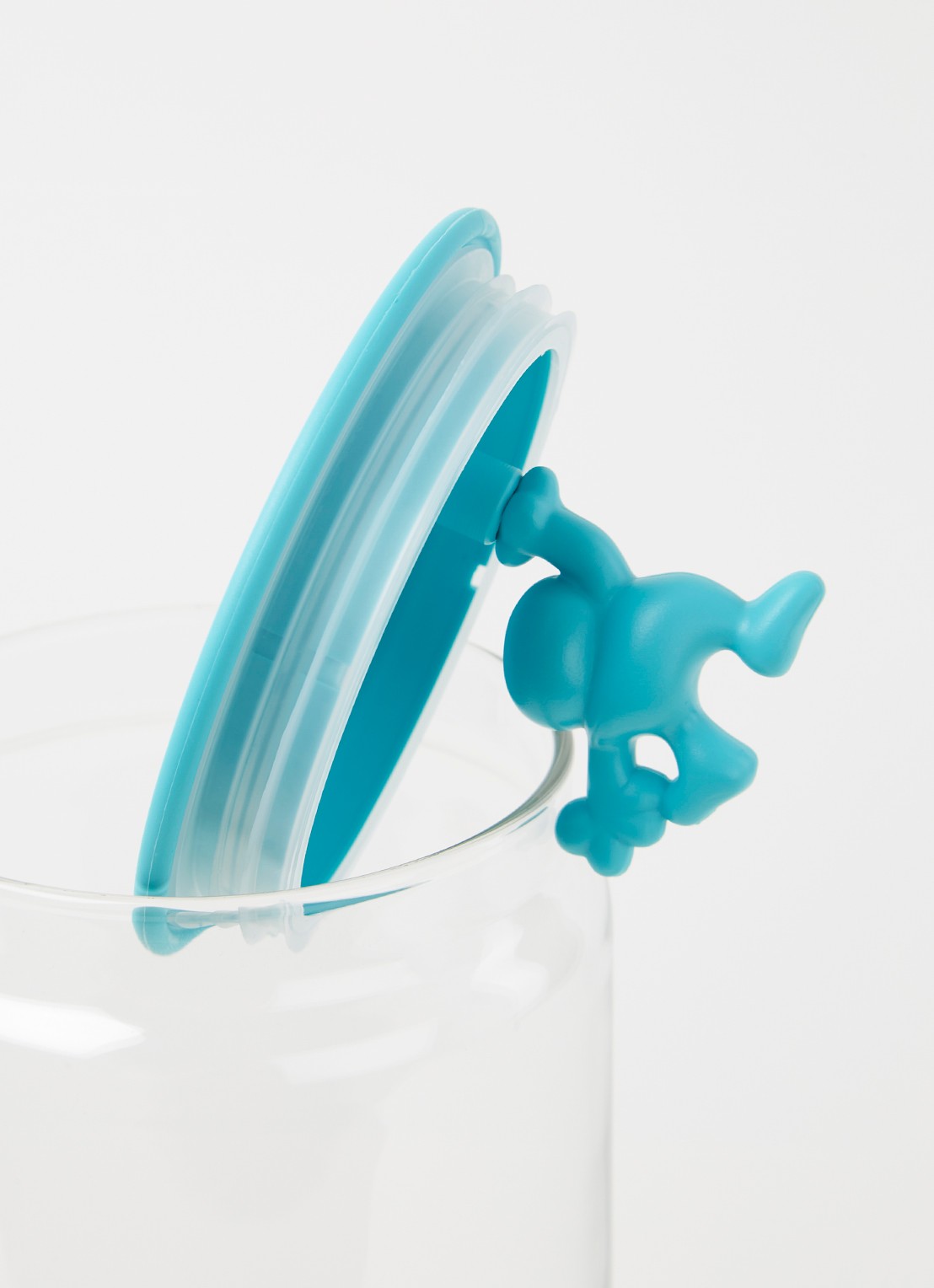 Alessi Gianni voorraadpot - detail turquoise
