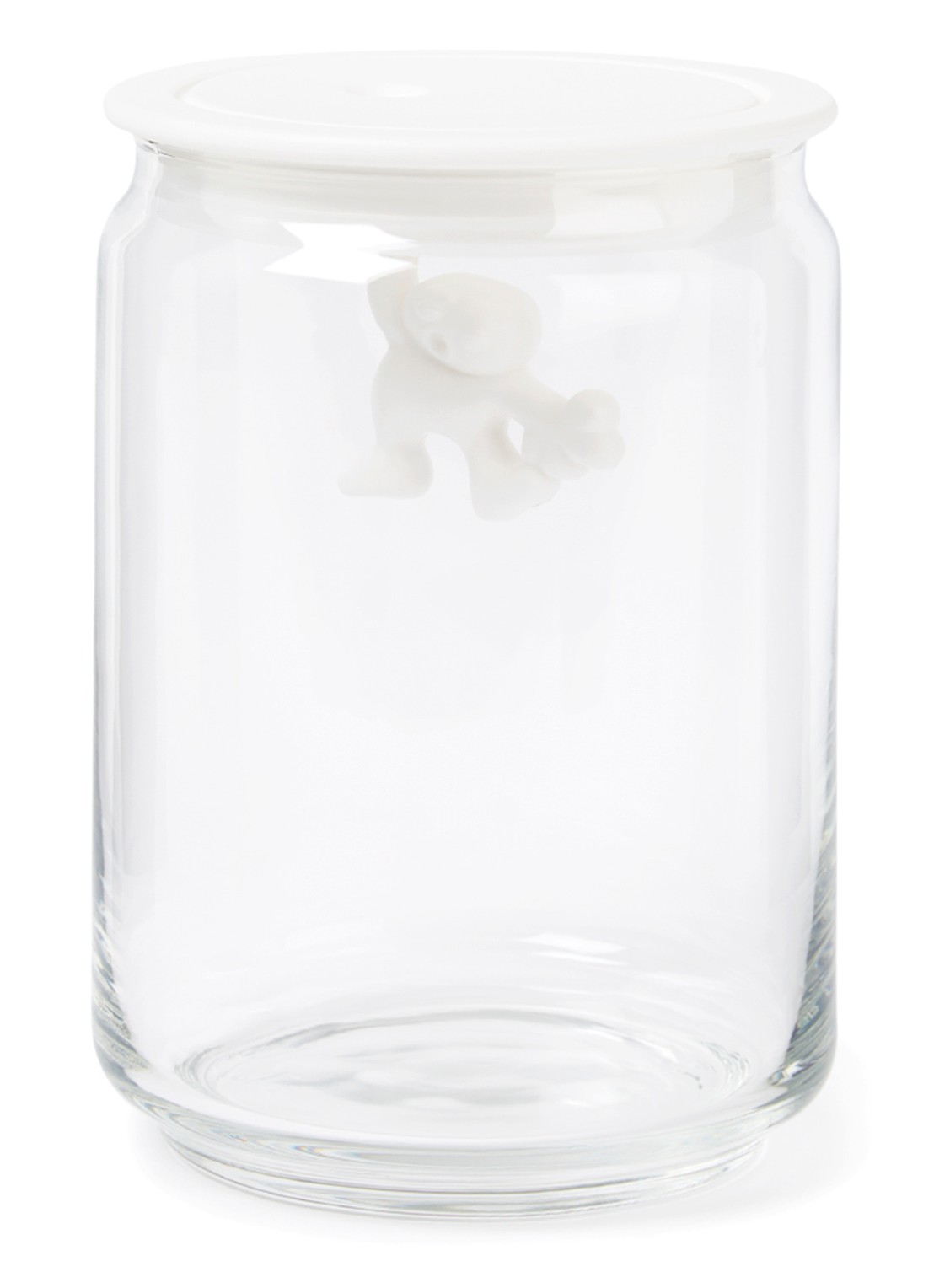 Alessi Gianni voorraadpot - voorkant wit