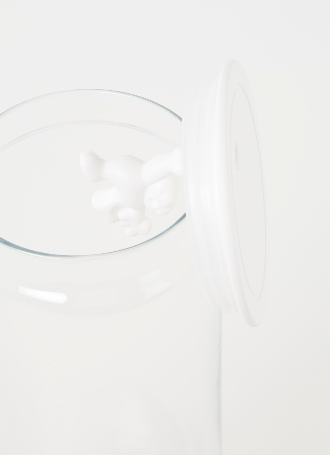 Alessi Gianni voorraadpot  - detail 3 wit