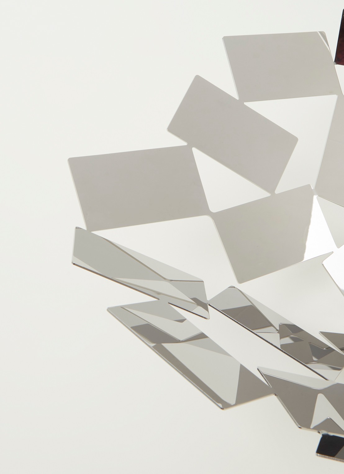 Alessi La Stanza dello Scirocco schaal 41,6 x 37,5 cm - detail 3 zilver