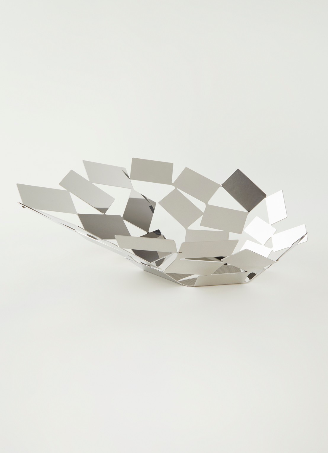 Alessi La Stanza dello Scirocco schaal 41,6 x 37,5 cm - voorkant 2 zilver