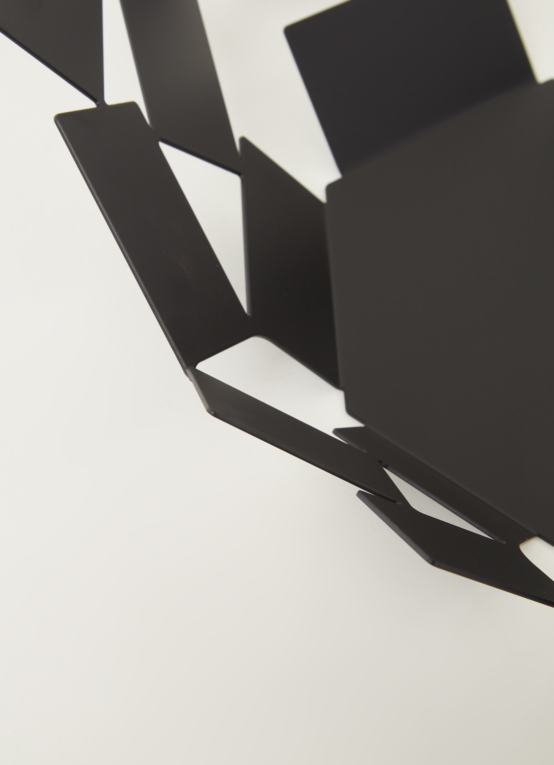 Alessi La Stanza dello Scirocco schaal 41,6 x 37,5 cm - detail zwart
