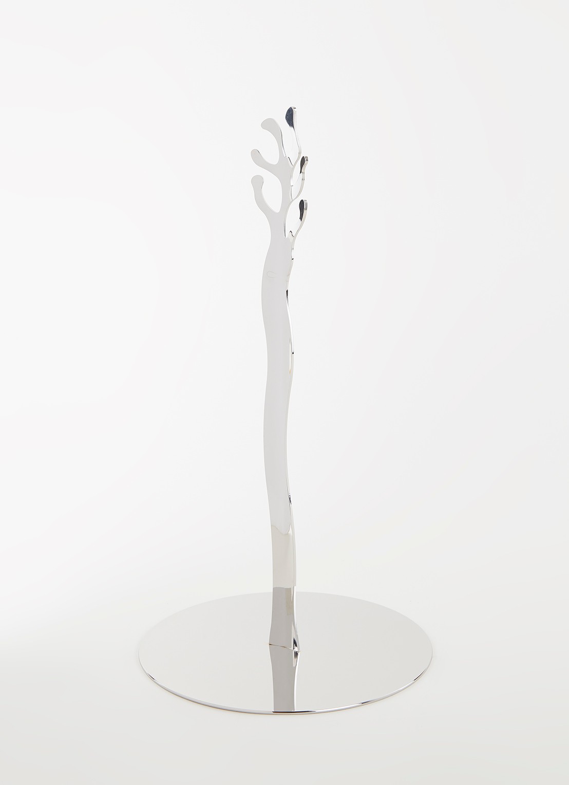 Alessi Mediterraneo keukenrolhouder - voorkant 3 zilver