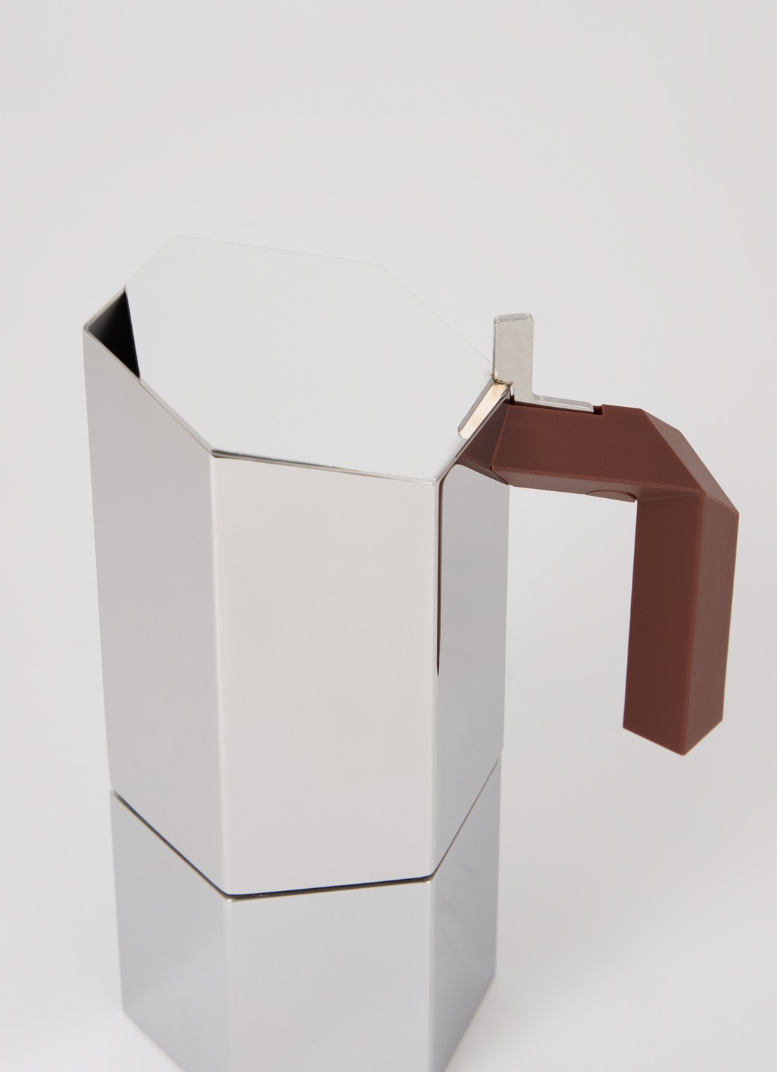 Alessi Menhir espresso koffiemaker 15 cl - voorkant 2 bruin