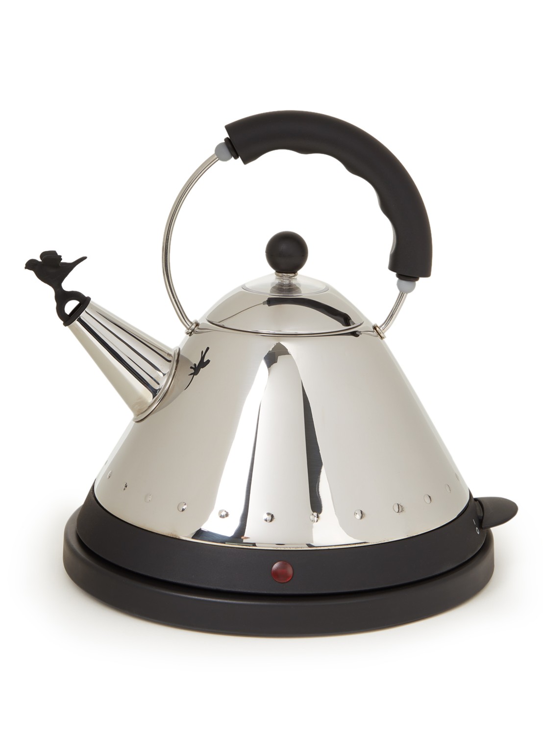 Alessi MG32 waterkoker 1,5 liter - voorkant zwart