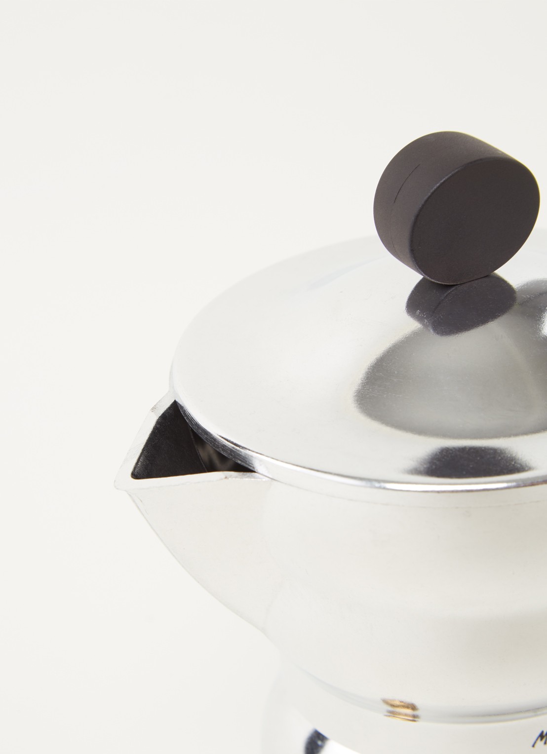 Alessi Moka koffiemaker  - detail 3 zilver