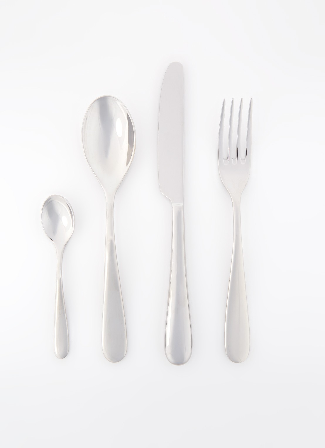 Alessi Nuovo Milano bestekset 24-delig  - voorkant 2 zilver