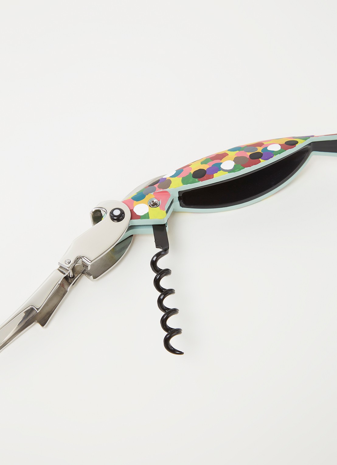 Alessi Parrot kelnersmes - detail 3 geel
