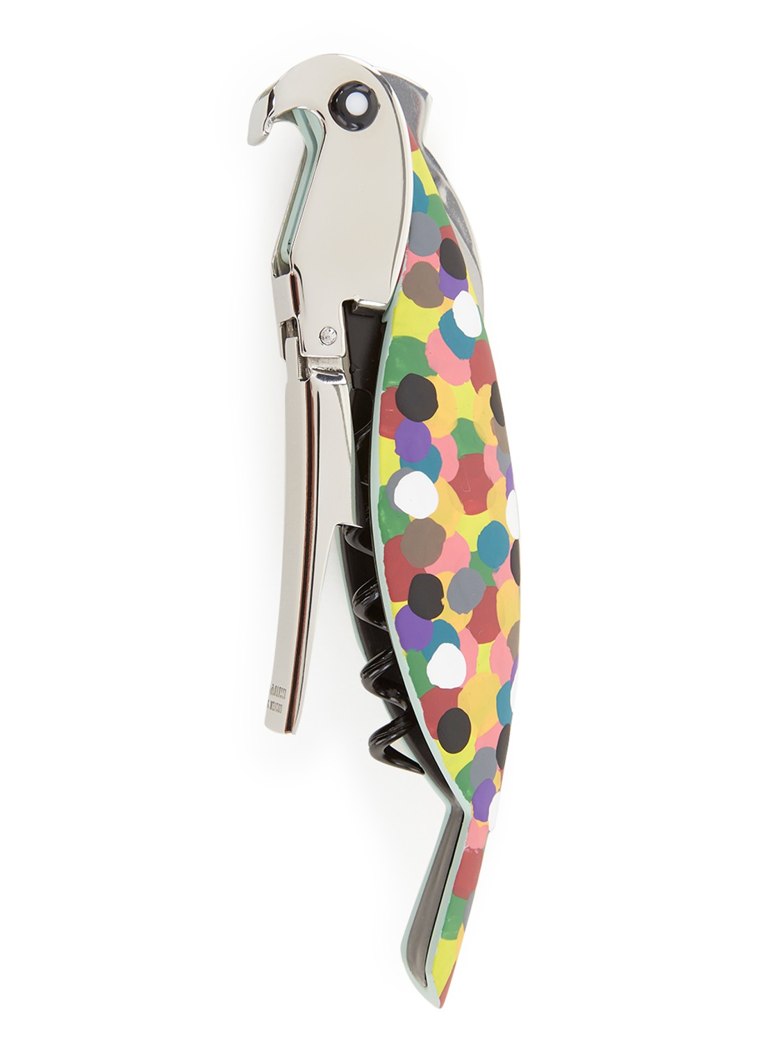 Alessi Parrot kelnersmes - voorkant geel