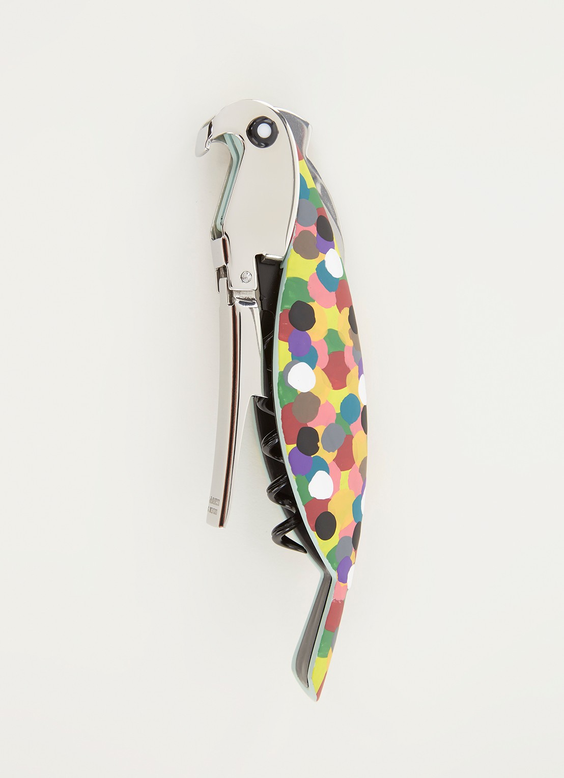 Alessi Parrot kelnersmes - voorkant 2 geel