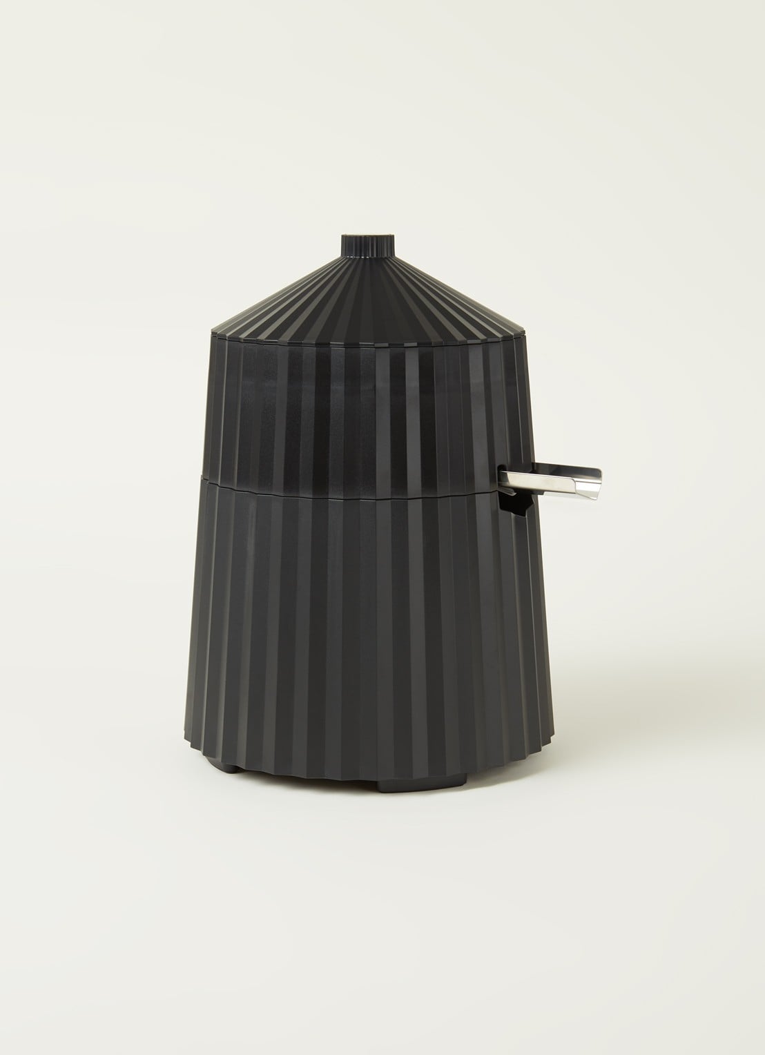 Alessi Plissé elektrische citruspers MDL07B - voorkant 2 zwart