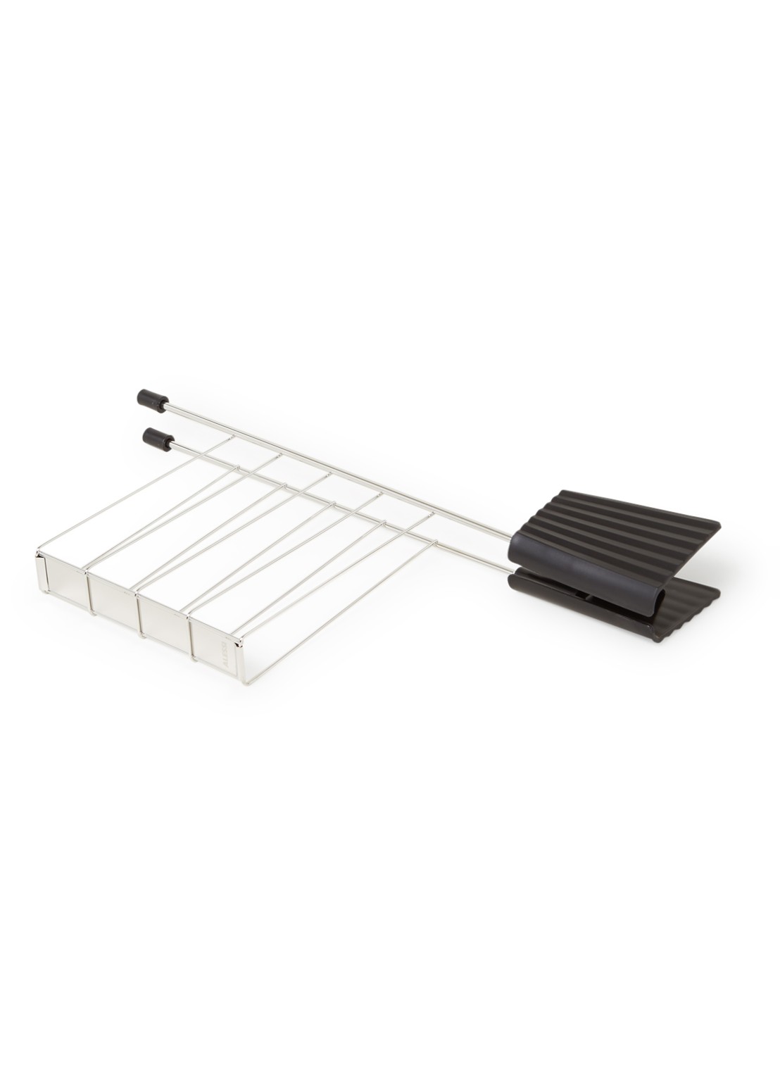 Alessi Plissé tostiklem set van 2  - voorkant zwart