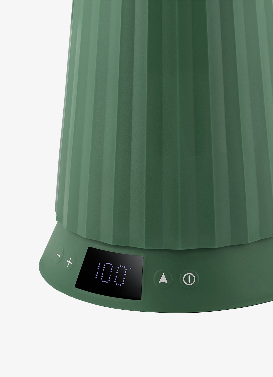 Alessi Plissé Waterkoker 1,7 liter MDL21 GR - detail 3 donkergroen