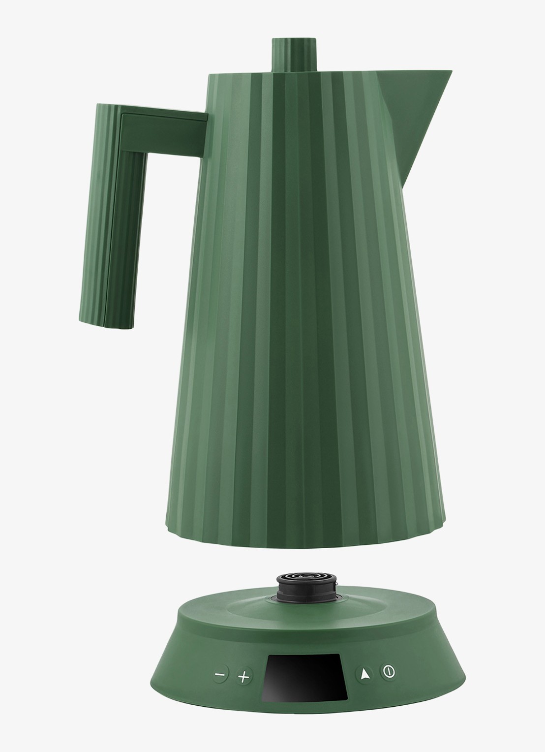 Alessi Plissé Waterkoker 1,7 liter MDL21 GR - detail 4 donkergroen