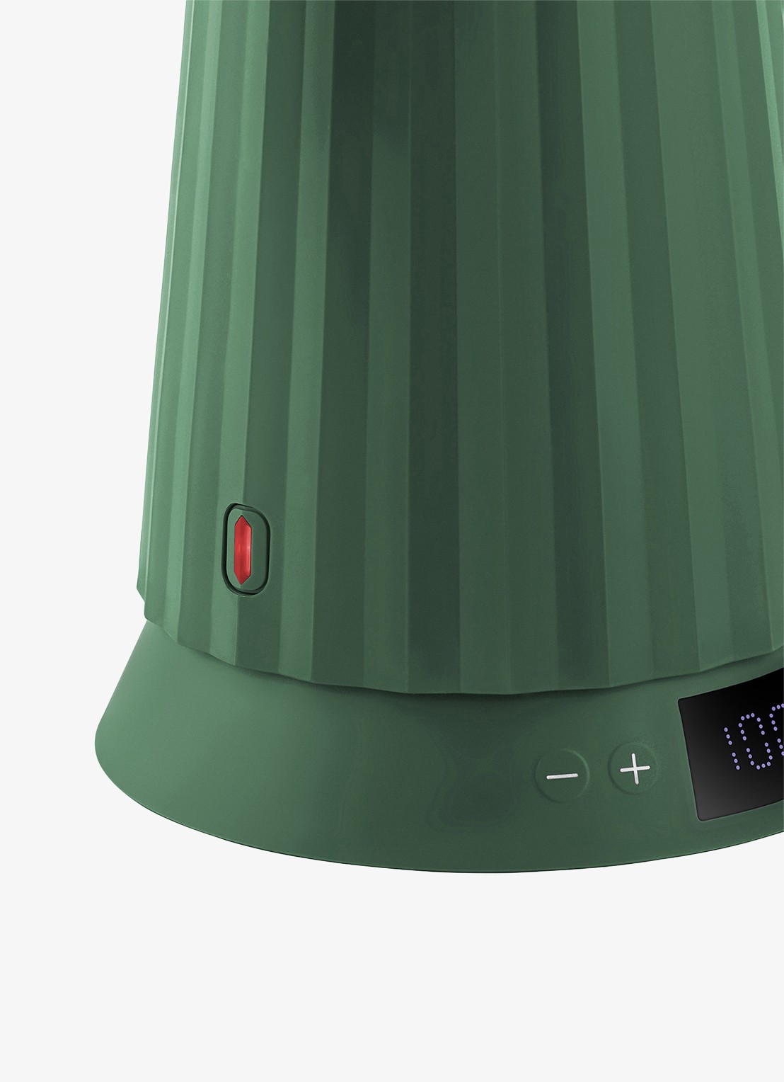 Alessi Plissé Waterkoker 1,7 liter MDL21 GR - detail 5 donkergroen
