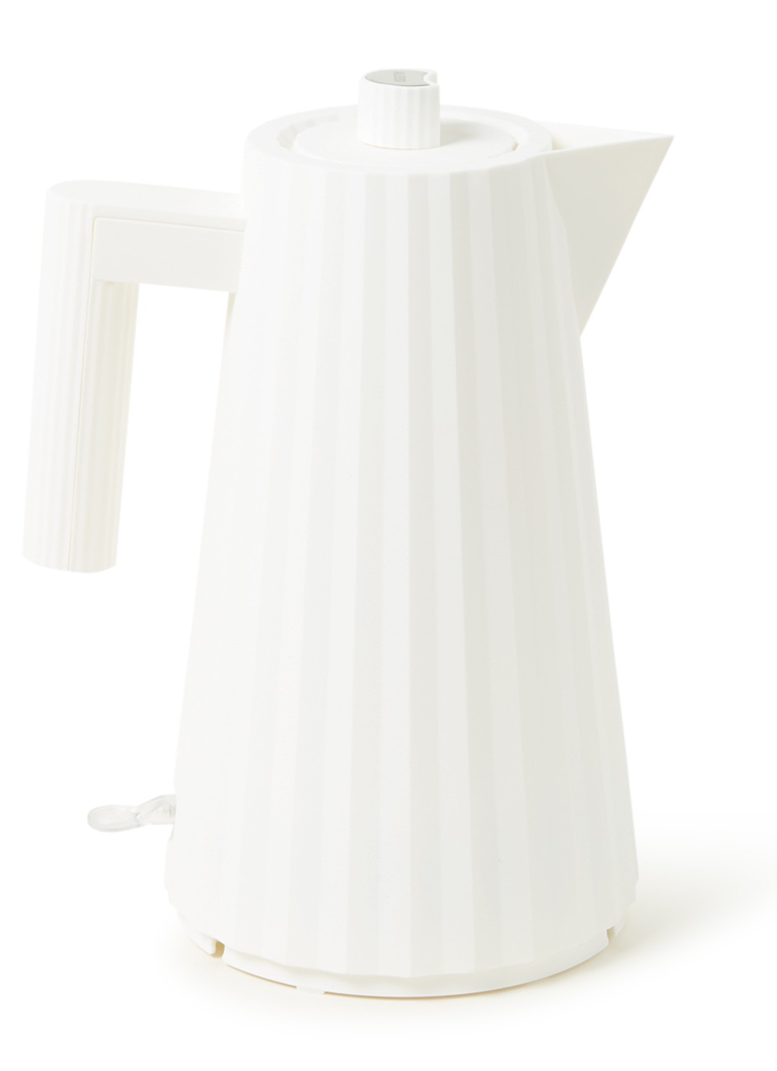 Alessi Plissé waterkoker 1,7 liter - voorkant 2 wit