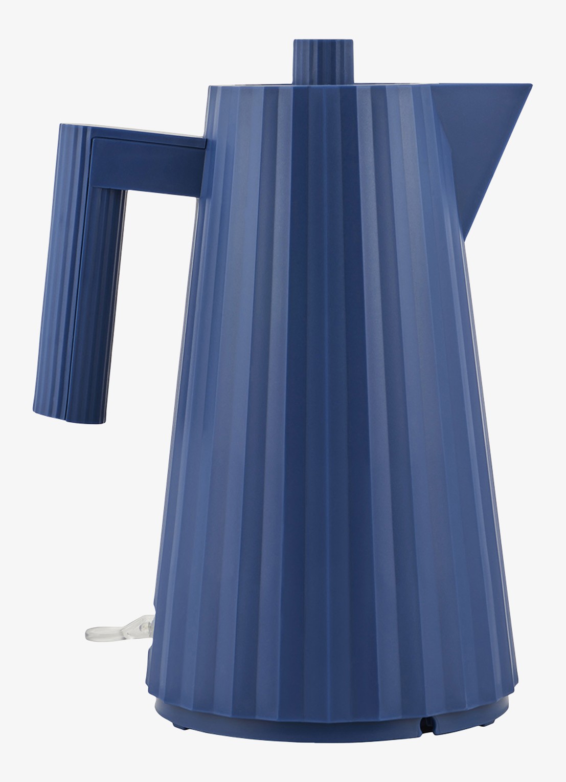 Alessi Plissé Waterkoker 1 liter MDL06/1DAZ - voorkant blauw