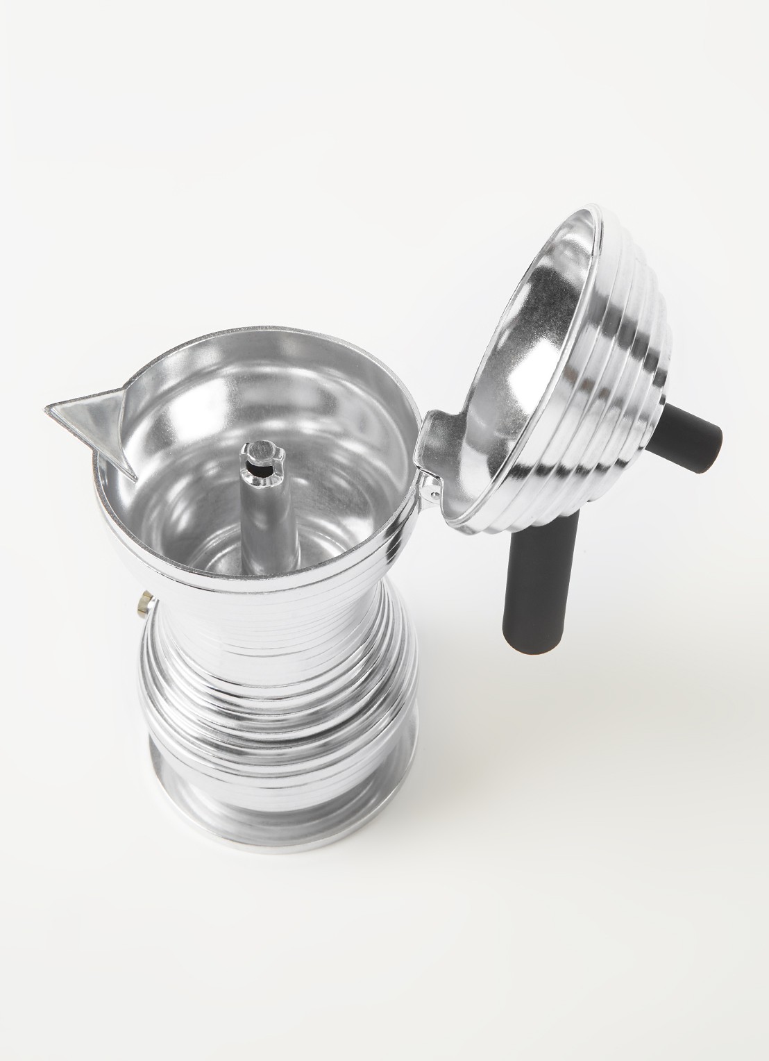 Alessi Pulcina koffiemaker 15 cl - detail 3 zilver