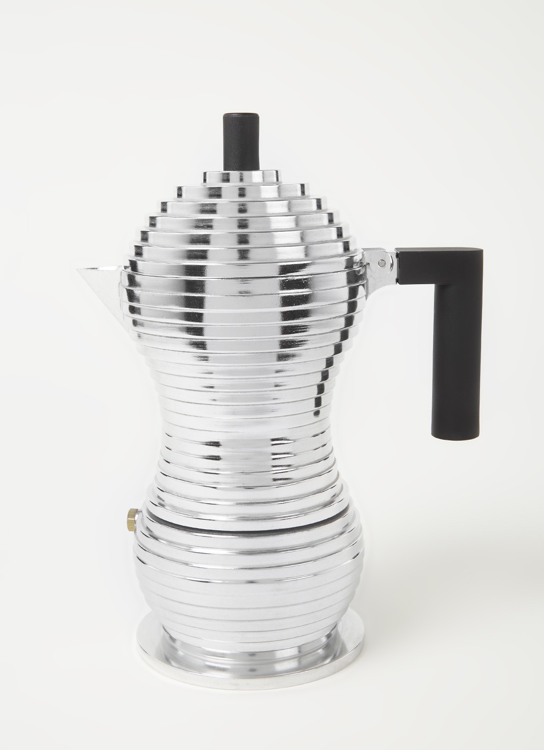 Alessi Pulcina koffiemaker 15 cl - voorkant 2 zilver