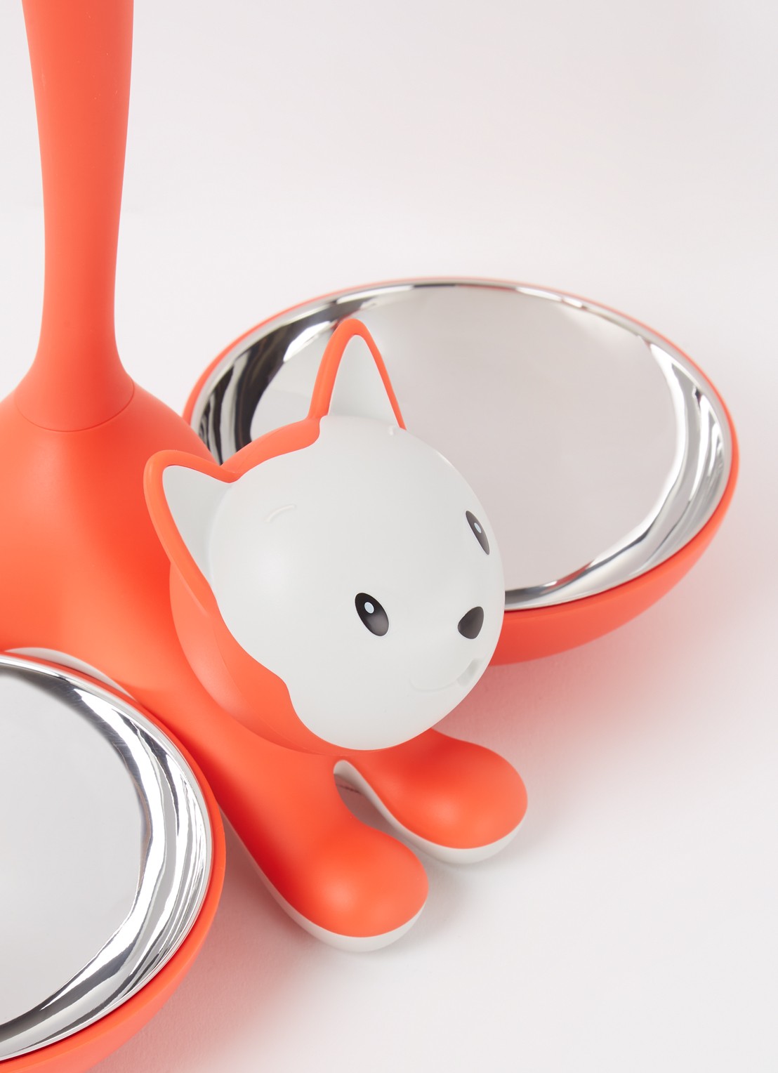 Alessi Tigrito kattenvoerbak 32  cm - voorkant 2 oranje