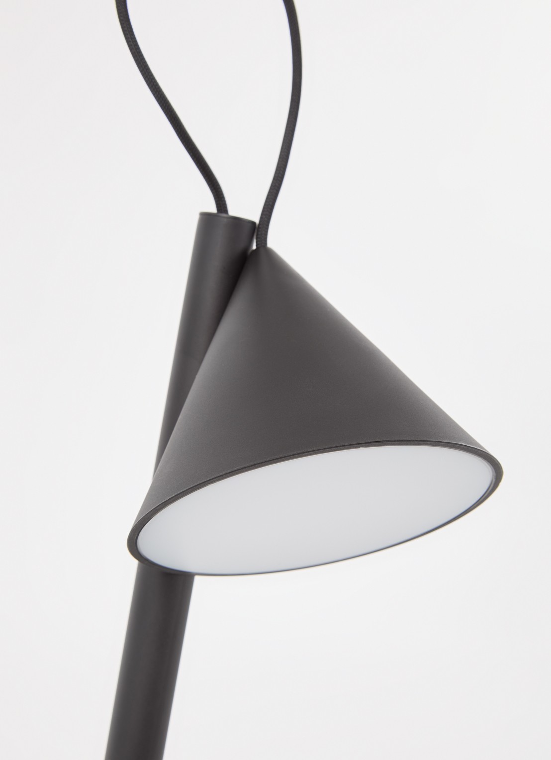 Alessi Tsumiki tafellamp 16,4 x 11 x 33,7 cm - voorkant 2 zwart