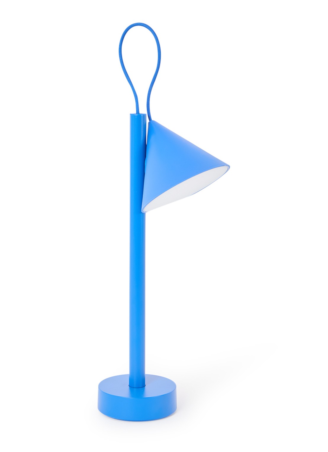 Alessi Tsumiki tafellamp 16,4 x 11 x 33,7 cm - voorkant blauw