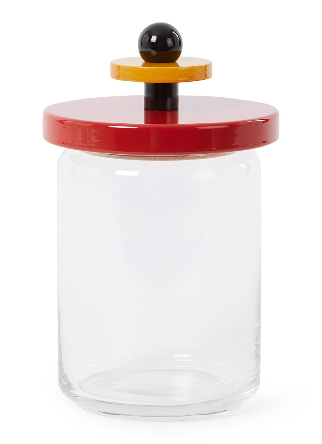 Alessi Values Barattolo voorraadpot 1 liter - voorkant steenrood