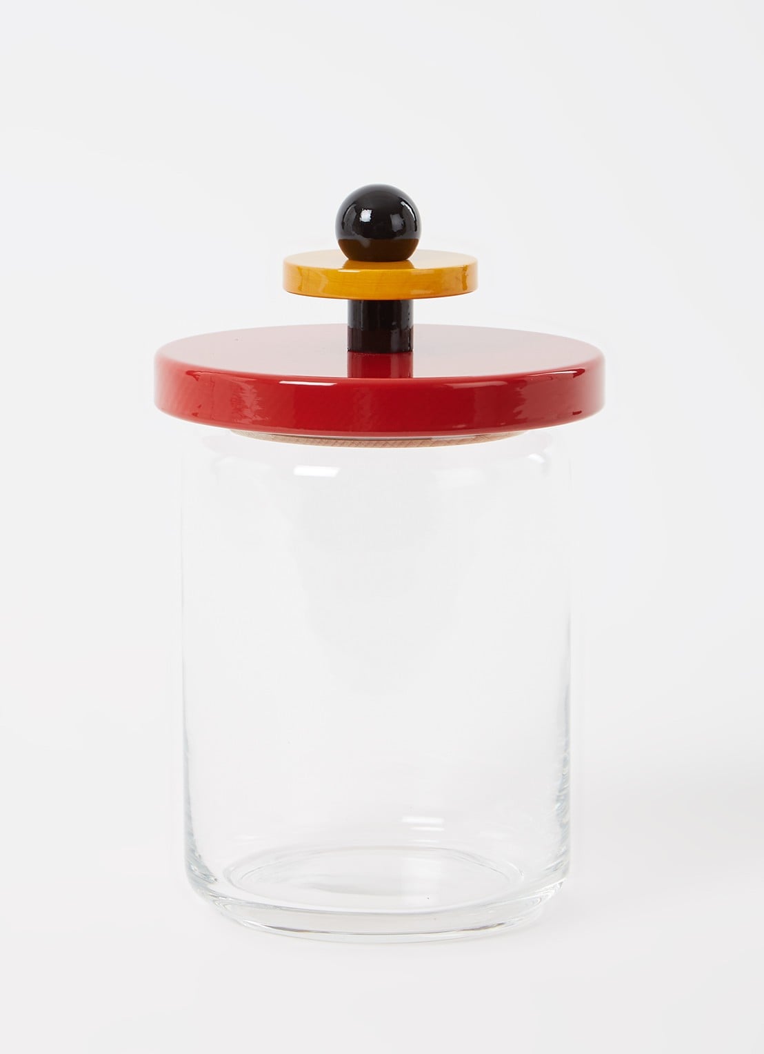 Alessi Values Barattolo voorraadpot 1 liter - voorkant 2 steenrood