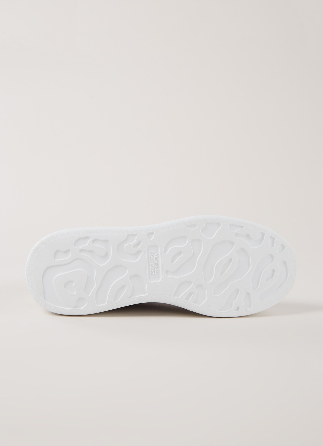 Alexander McQueen Oversized sneaker van kalfsleer - detail 5 zwart