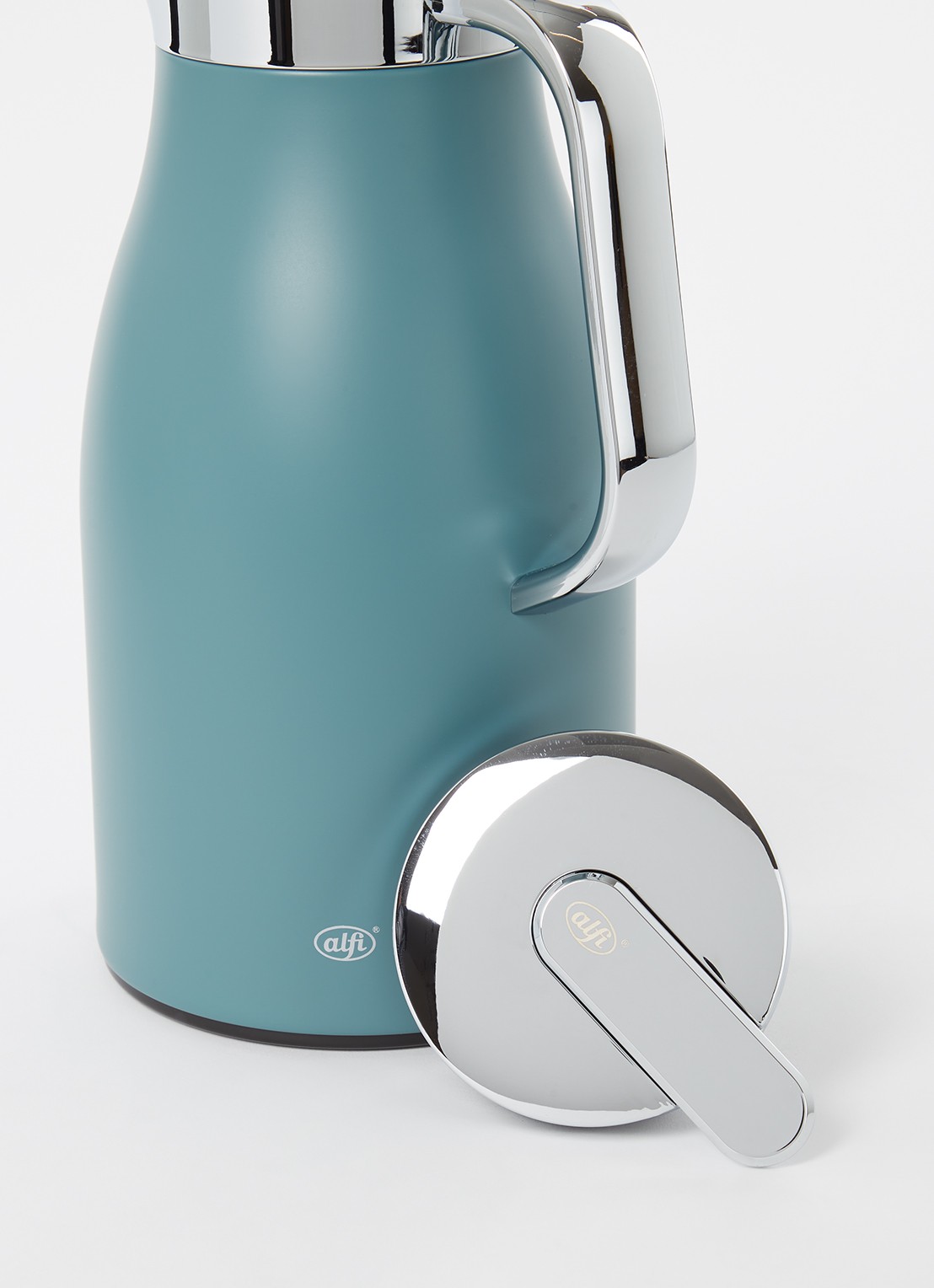 Alfi Thermoskan Skyline 1,0 liter  - detail 3 staalblauw