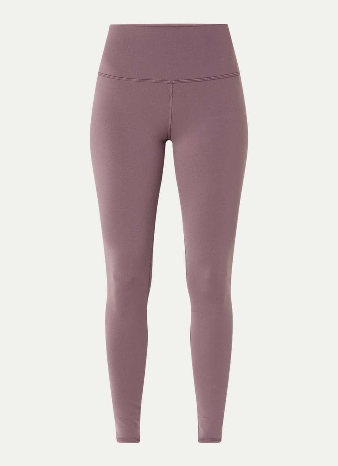 Alo Yoga High waist trainingslegging met logo - voorkant 4 bruin