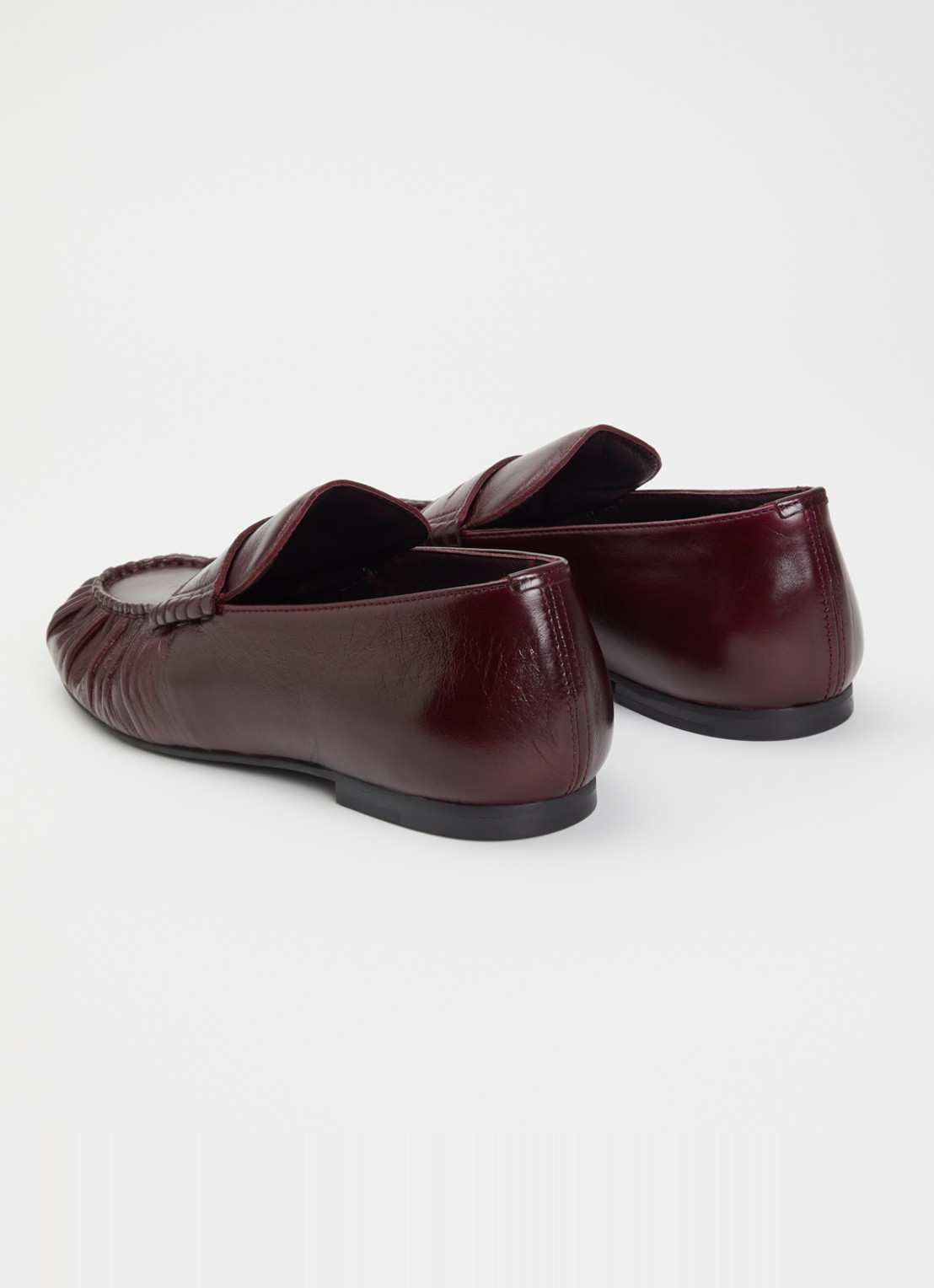 ALOHAS Aven loafer van leer - achterkant 4 bordeauxrood