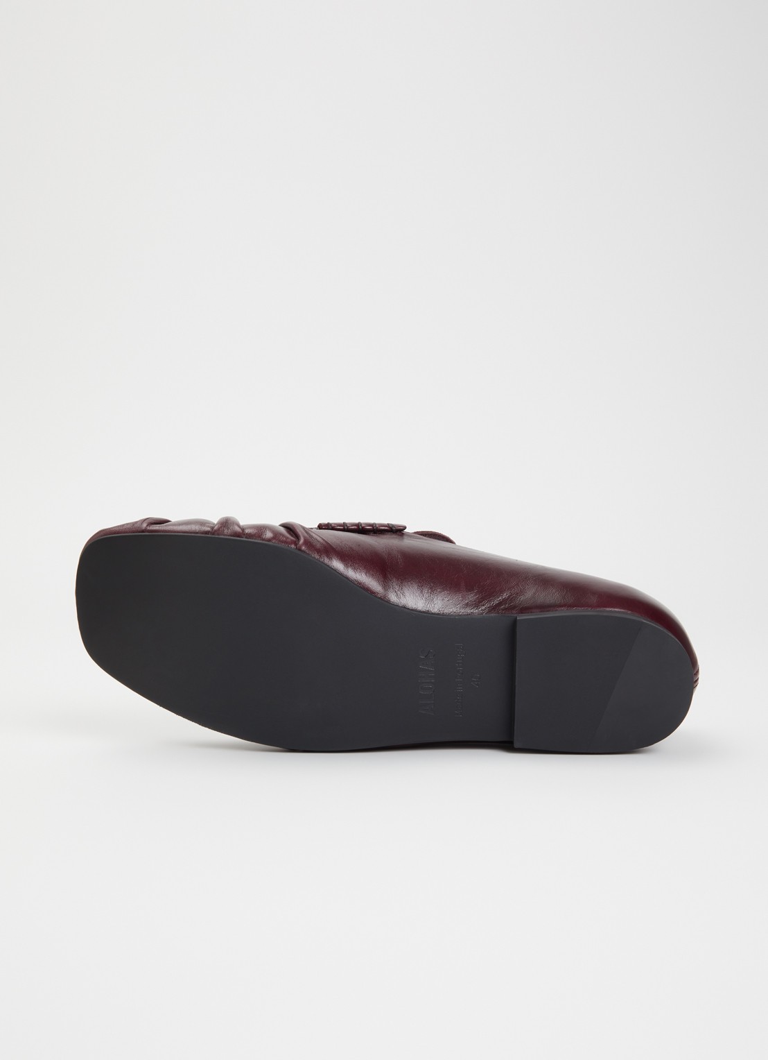 ALOHAS Aven loafer van leer - detail 3 bordeauxrood